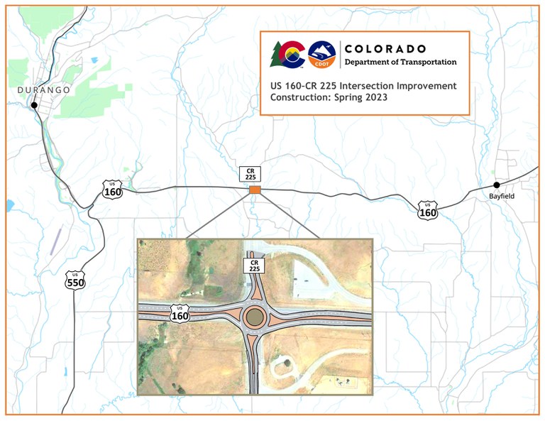 UIS 160-CR 225 Intersection Improvement Construction Spring 2023