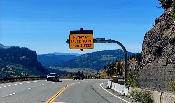 Truckers traveling along Colorado's mountain passes are reminded that runaway ramps can save lives and to never hesitate to use them. There are two ramps located on the west side of US 160 Wolf Creek Pass. 