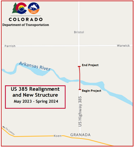 US 385 realignment