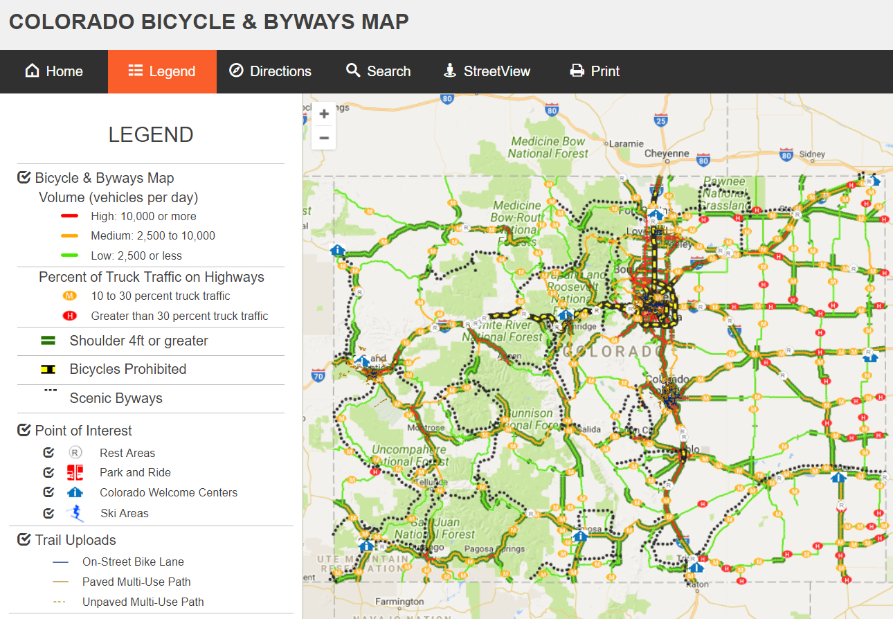 Bicycle Map Image