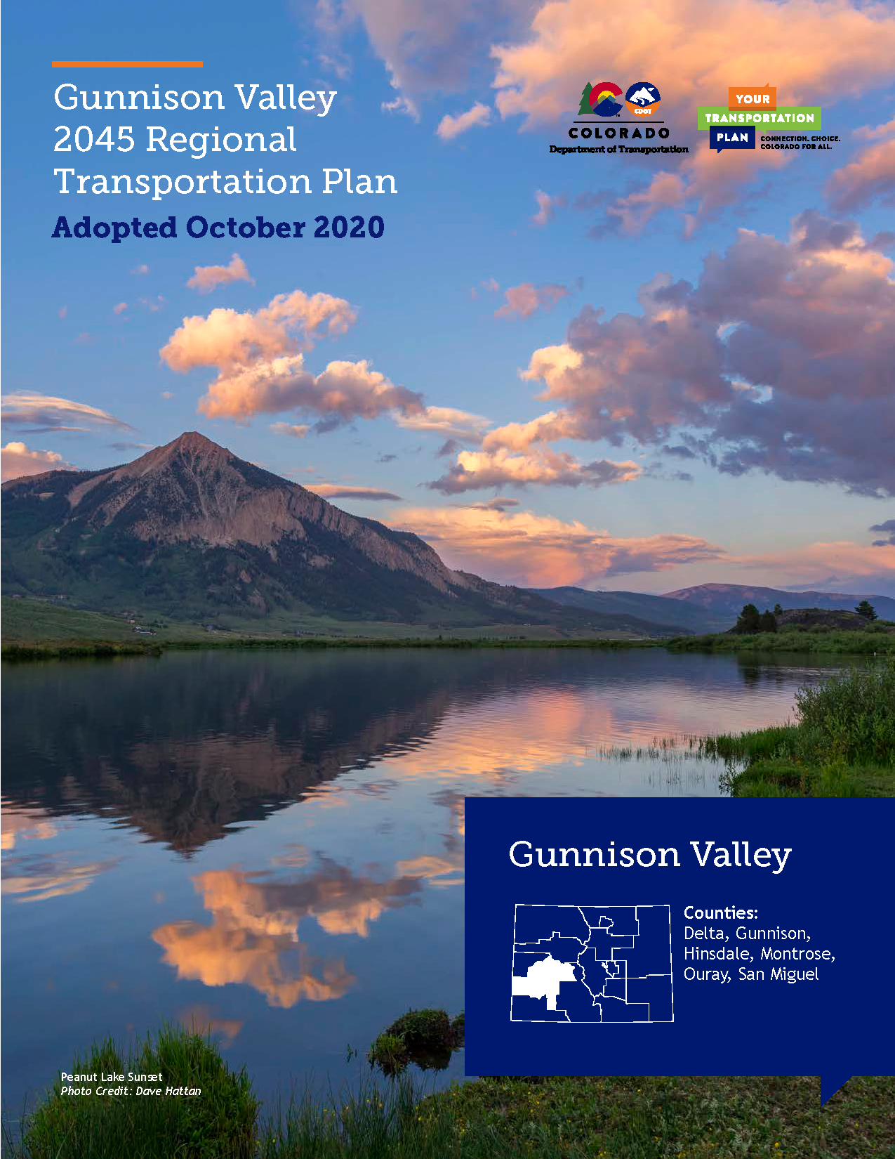 Gunnison Valley Regional Transportation Plan 2045 Cover