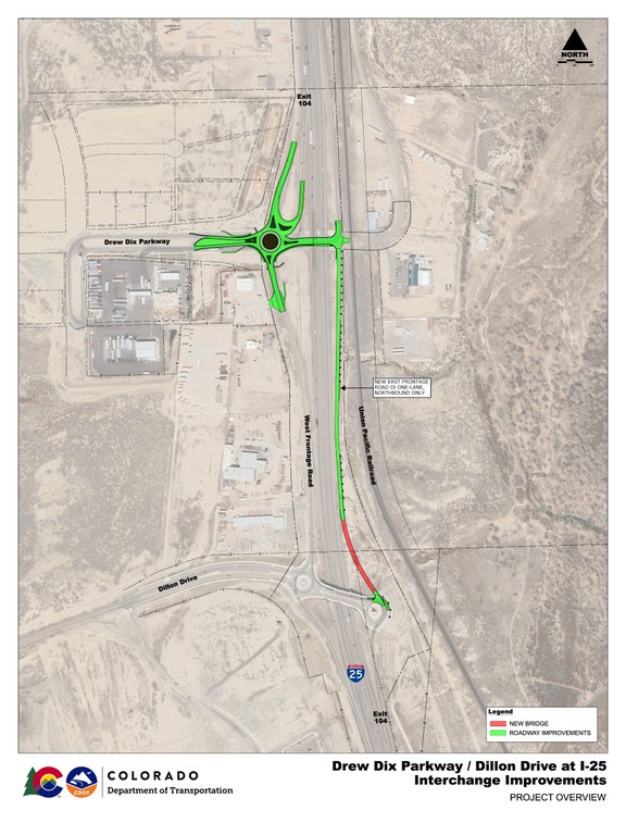 Drew Dix Dillon I-25 Project Overview Map